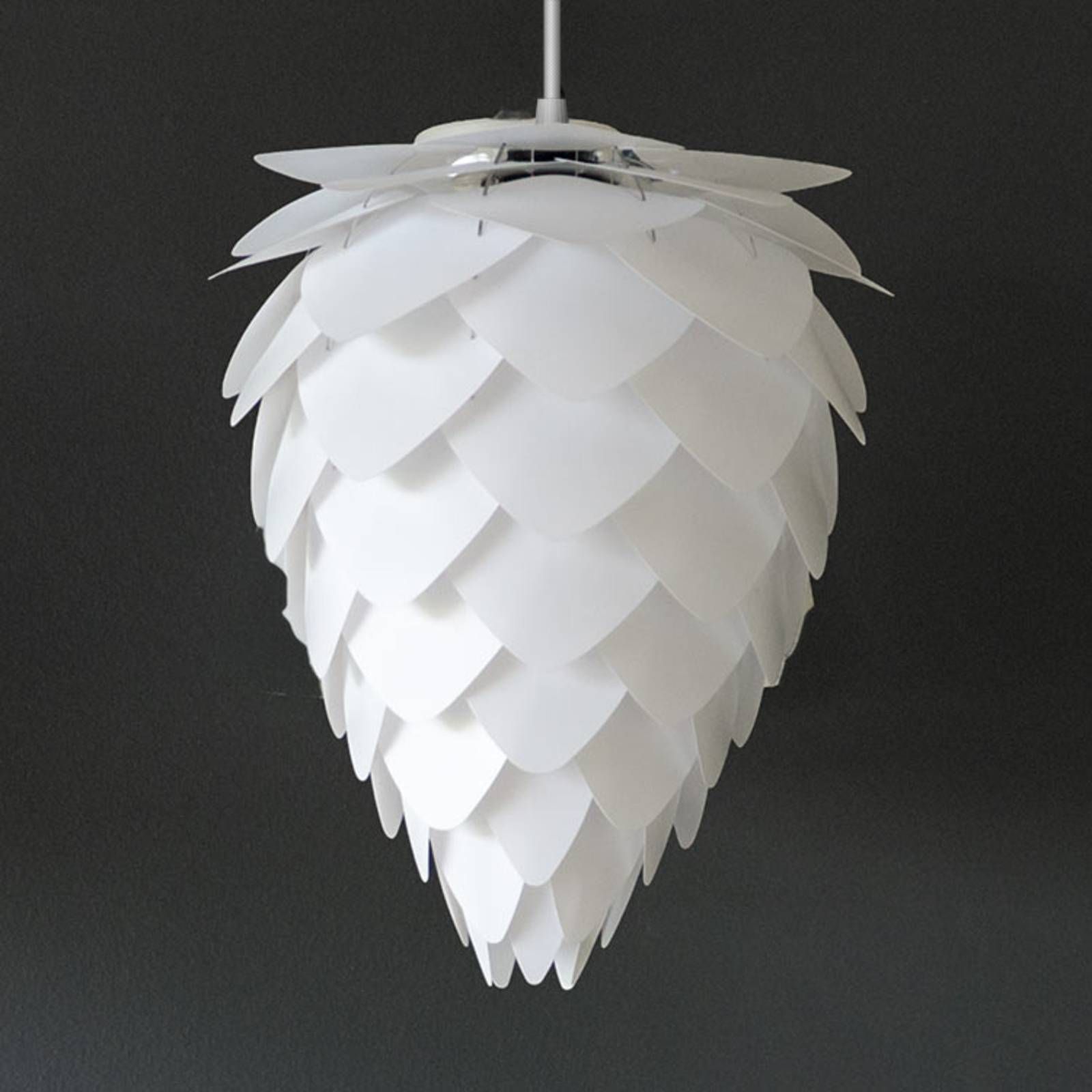UMAGE Conia mini závesná lampa biela, Obývacia izba / jedáleň, plast, E27, 15W, K: 36cm