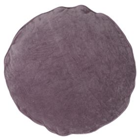 BUNGALOW Obliečka na vankúš Velvet Mauve Dark Ø45cm