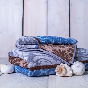 Set osuška + uterák Orient - modrá