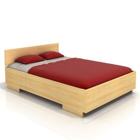Manželská posteľ 160 cm Naturlig Larsos High (borovica) (s roštom)