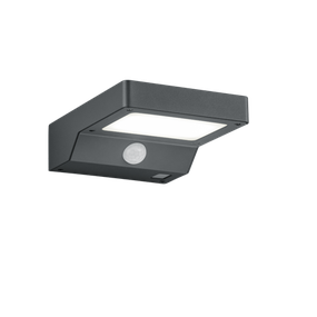 R22281142 TRIO RL FOMOSA vonkajšie solárne nástenné LED svietidlo s pohybovým senzorom 4,8W/340lm 3000K IP44 antracit