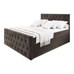 Expedo Čalúnená posteľ boxspring FENDI, 160x200, casablanca 8 + topper