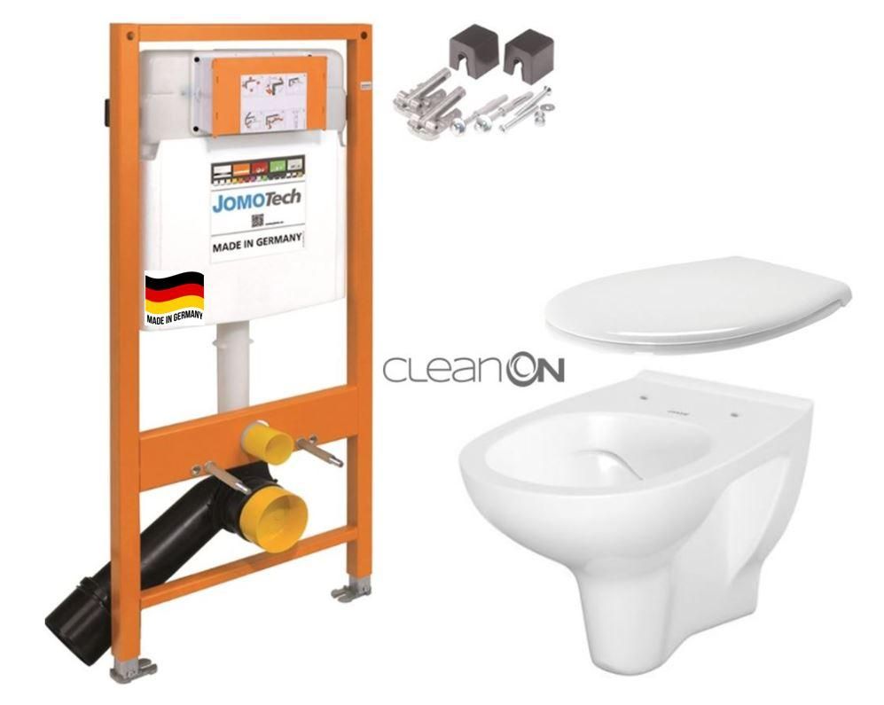 JOMOTech modul pre závesné WC bez sedátka + WC CERSANIT ARTECO CLEANON + SEDADLO 174-91100700-00 AT2