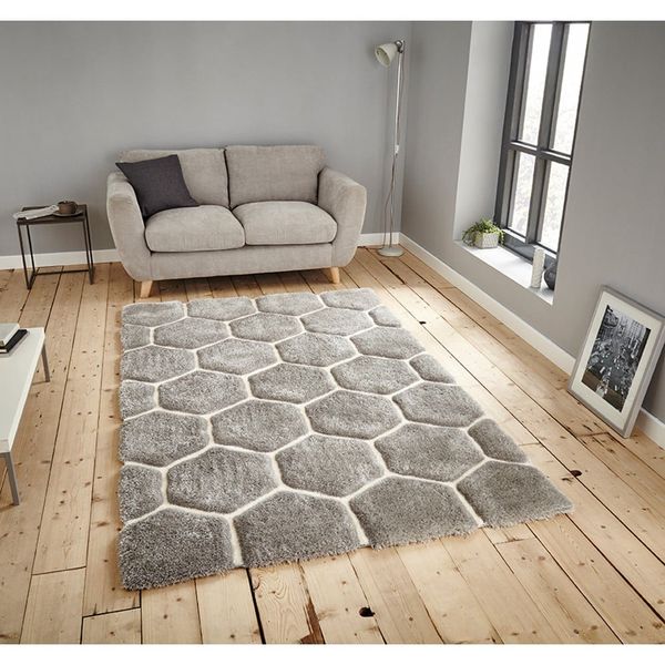 Sivý koberec Think Rugs Noble House, 120 x 170 cm