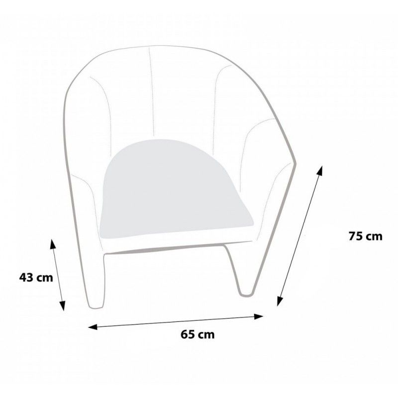 EF7023 Ecopuf Kreslo - Ecopuf - HOKER - PREMIUM hovädzia koža B2