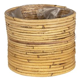 Oválny košík Alma z bambusových tyčiek - Ø 21 * 17 cm