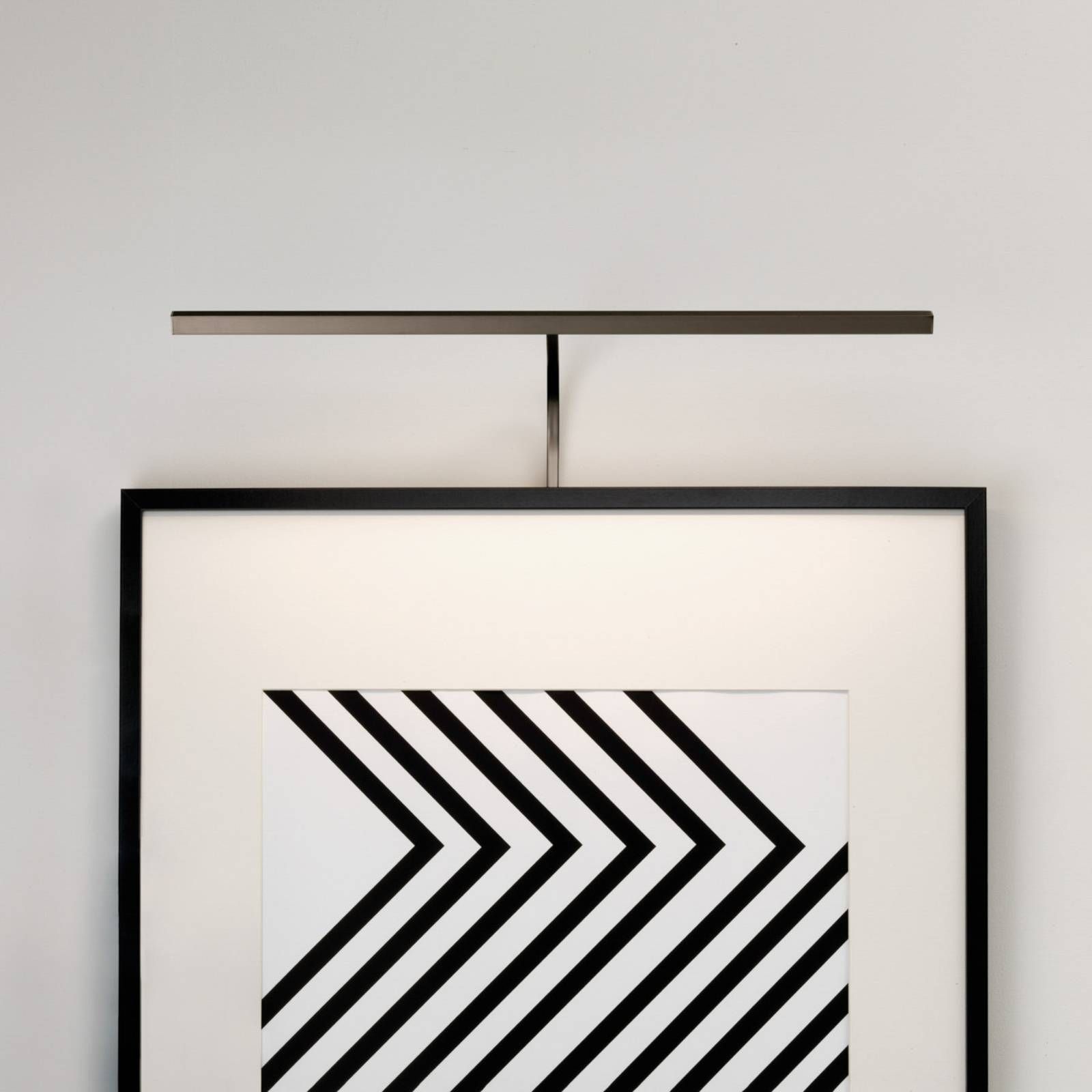 Astro Mondrian Frame Mounted 600 svietidlo bronz, Obývacia izba / jedáleň, hliník, 8.1W, Energialuokka: F, L: 60 cm, K: 26.5cm
