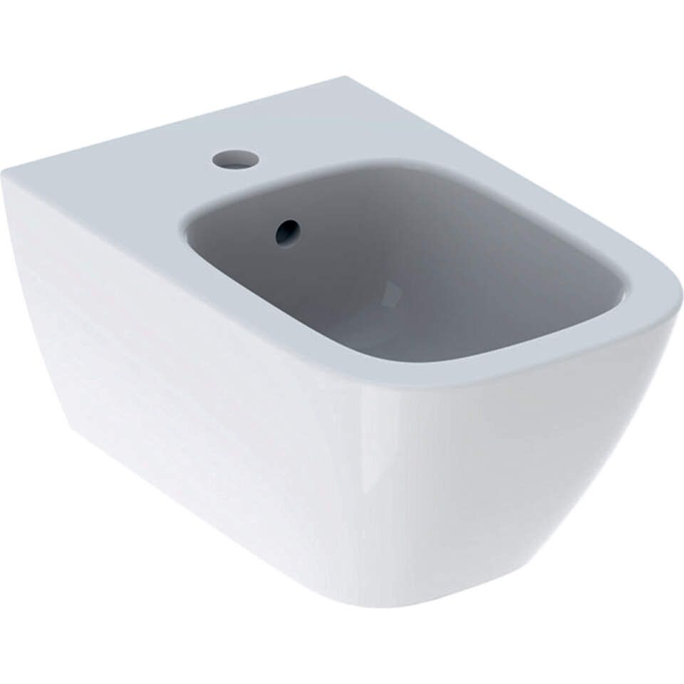 Geberit Smyle Square - Závesný bidet, uzavretý tvar 500.209.01.1