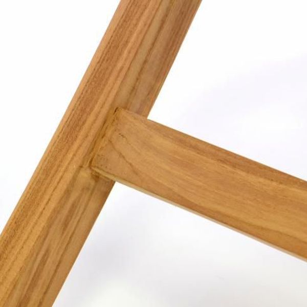 DIVERO drevený záhradný stôl, teakové drevo, 80 x 80 cm