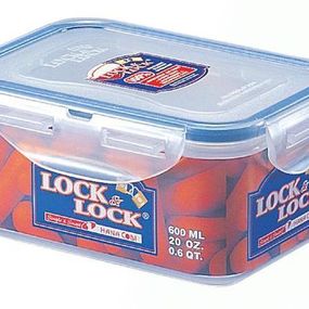 LOCKNLOCK Dóza na potraviny Lock - obdĺžnik, 600 ml