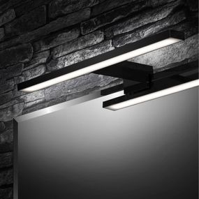 Briloner Zrkadlové LED svetlo Dun Brilo, IP44, šírka 30 cm, Kúpeľňa, kov, plast, 5W, L: 30 cm, K: 3.6cm