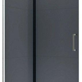 MEXEN - OMEGA posuvné dvere 130x190 cm 8 mm chróm, grey so sadou pre niku 825-130-000-01-40