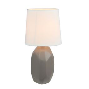 Kondela Keramická stolná lampa, QENNY TYP 3, hnedá taupe