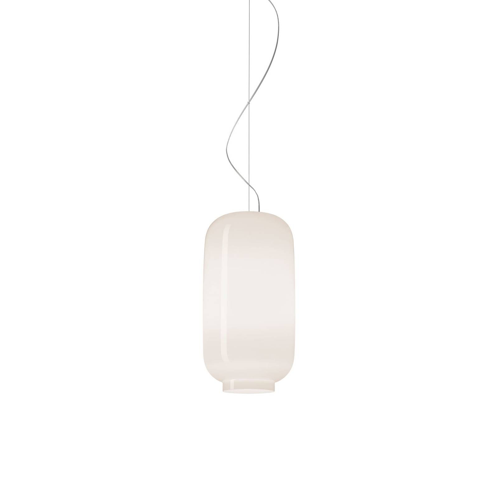 Foscarini Chouchin Bianco 2 MyLight závesné LED, Kuchyňa, fúkané sklo, E27, 21W, K: 43cm