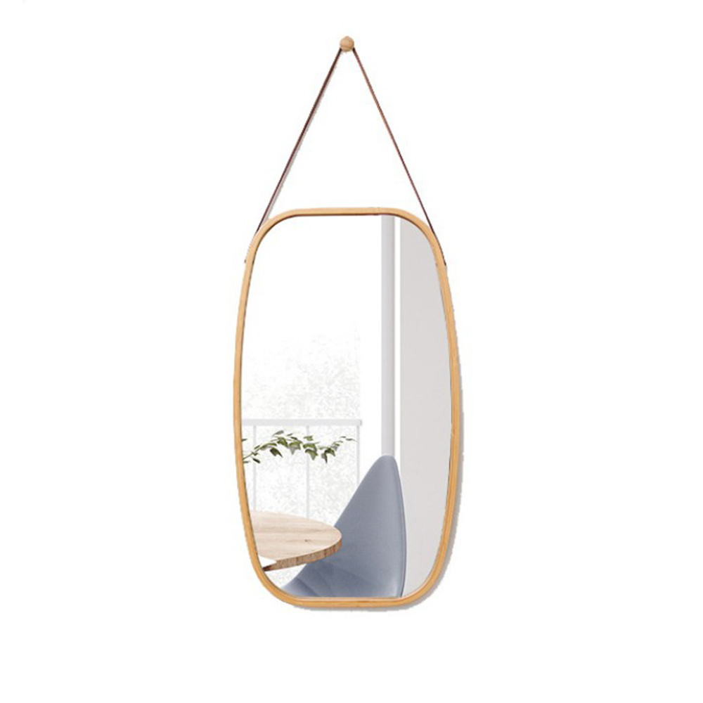 KONDELA Zrkadlo, prírodný bambus, LEMI 3