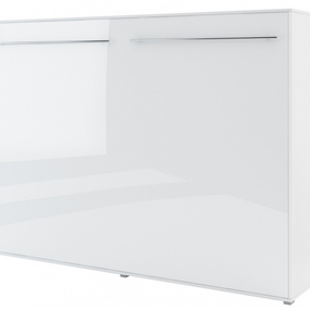 Dig-net nábytok Sklápacia posteľ Lenart CONCEPT PRO CP-04 | 140 x 200 cm Farba: biely lesk / biela