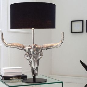 LuxD 20071 Stolná lampa Randal 68 cm / čierna