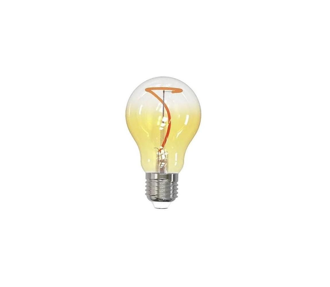 LED Žiarovka FILAMENT SHAPE A60 E27/4W/230V 1800K žltá