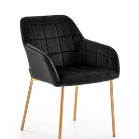 Halmar K306 stolička zlatá / čierna