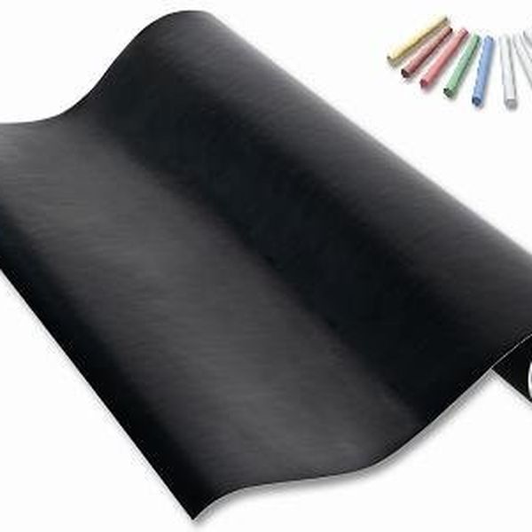 10-009 samolepiace tabuľová fólie čierna matná, samolepiaca tabuľa šírky 45 cm