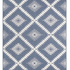 NORTHRUGS - Hanse Home koberce Kusový koberec Twin Supreme 103430 Malibu blue creme - 80x250 cm