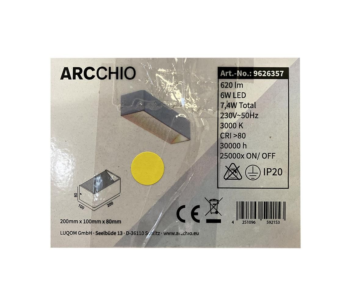 Arcchio - LED Nástenné svietidlo KARAM LED/6W/230V