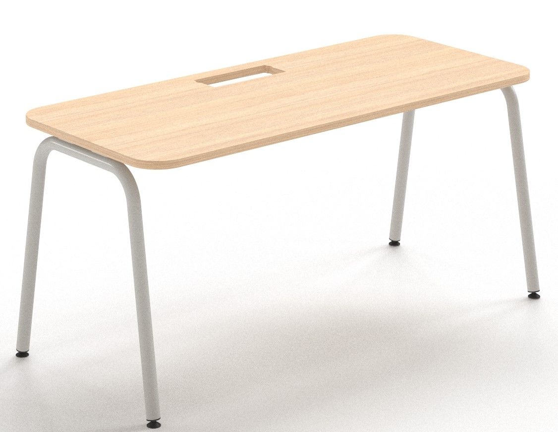 NARBUTAS - Stôl ROUND so zaoblenými rohmi 140x70