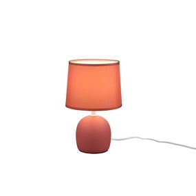 Trio R50802618 stolové svietidlo Malu 1x40W | E14 - káblový spínač, oranžová