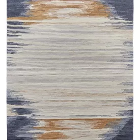 Diamond Carpets koberce Ručne viazaný kusový koberec Ombre Paris DESP HL64 Ivory Charcoal - 300x400 cm