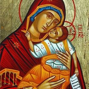 Obraz náboženský - Matka a dieťa zv470