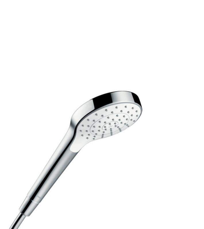 HansGrohe Croma Select S - Ručná sprcha 110, EcoSmart 7 l/min, biela/chróm 26806400