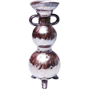 KARE Design Hnědá kameninová váza Antiquity 37cm