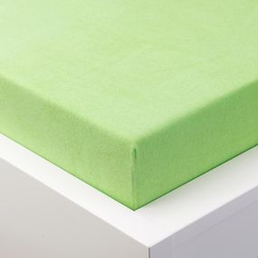 Napínacia plachta na posteľ froté EXCLUSIVE zelené jablko