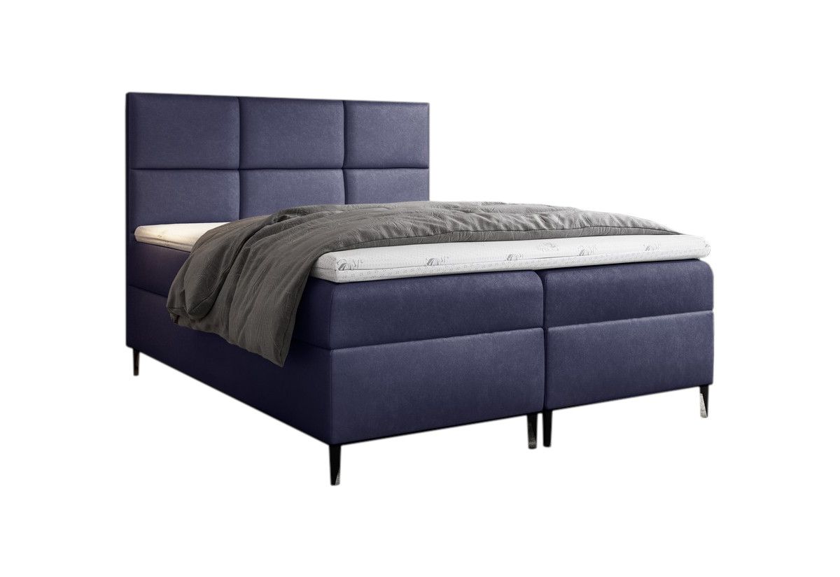 Expedo Čalúnená posteľ boxspring GRETA + topper, 200x200, fancy 79