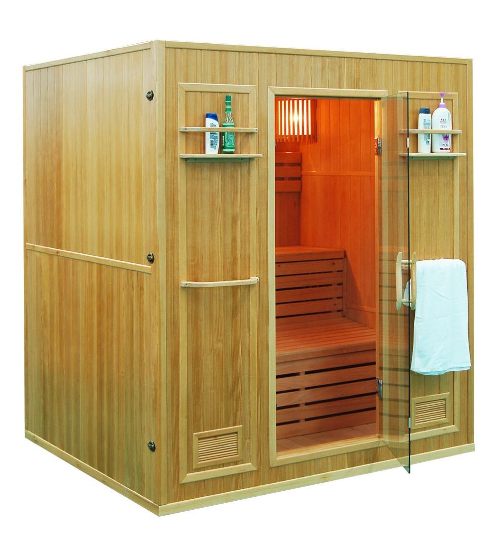 M-Spa - HARVIA - Suchá sauna so saunovou pecou,  pre 4 osoby 176 x 150 x 192cm