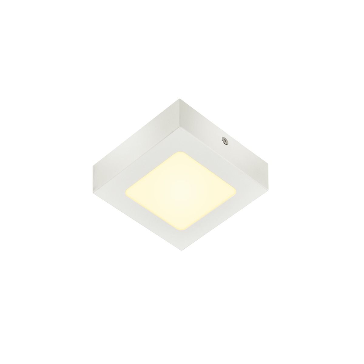 Stropné svietidlo SLV SENSER 12 Indoor, stropné LED svietidlo hranaté, bílé, 3000K 1003017