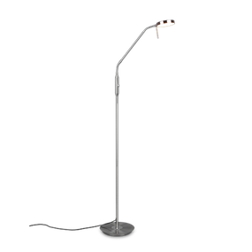 TRIO 423310107 MONZA stojacia lampa LED 12W/1400lm 2300+3000+4000K matný nikel, stmievateľné