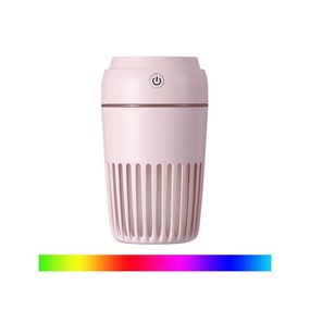 LED RGB Zvlhčovač vzduchu 300 ml LED/2W/5V ružová