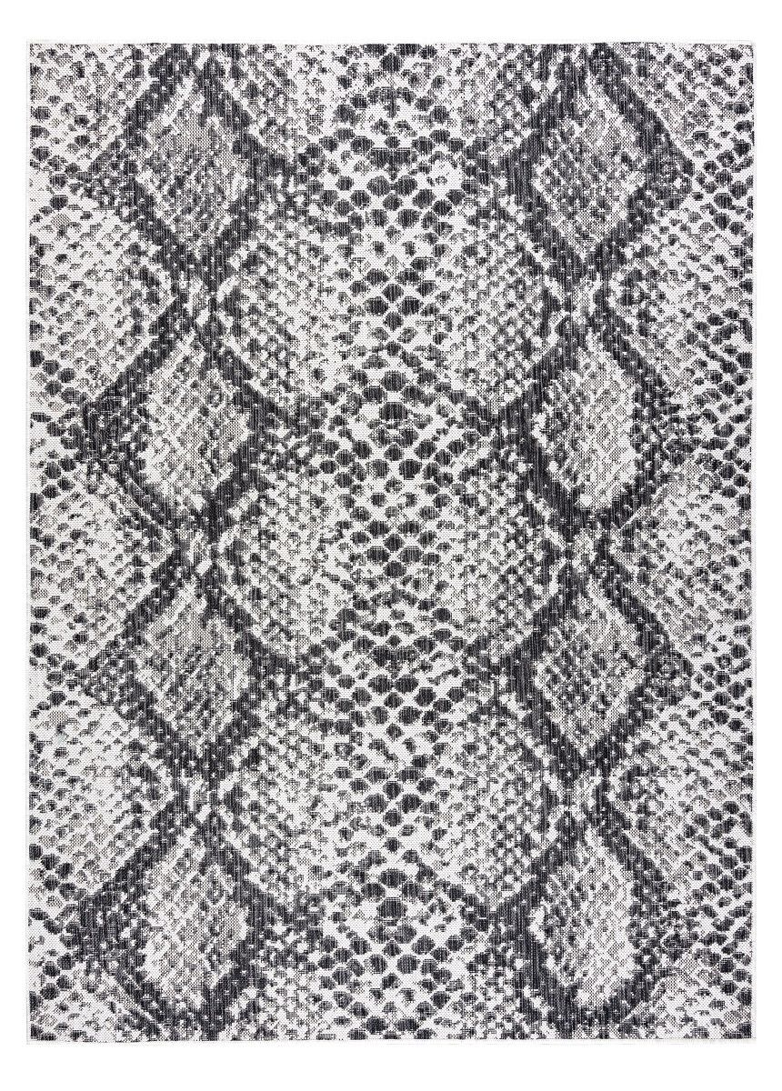 Dywany Łuszczów Kusový koberec Sion Sisal Snake`s skin 22162 ecru/black - 200x290 cm