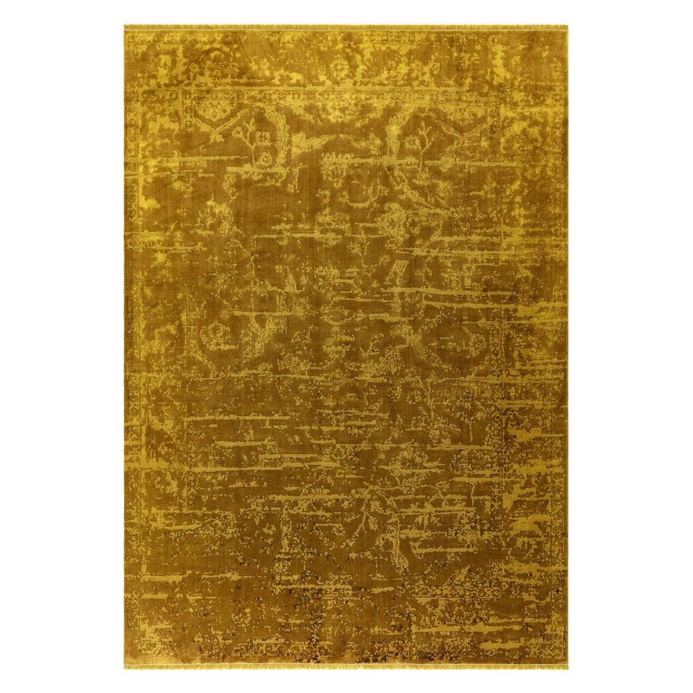 Žltý koberec Asiatic Carpets Abstract, 160 x 230 cm
