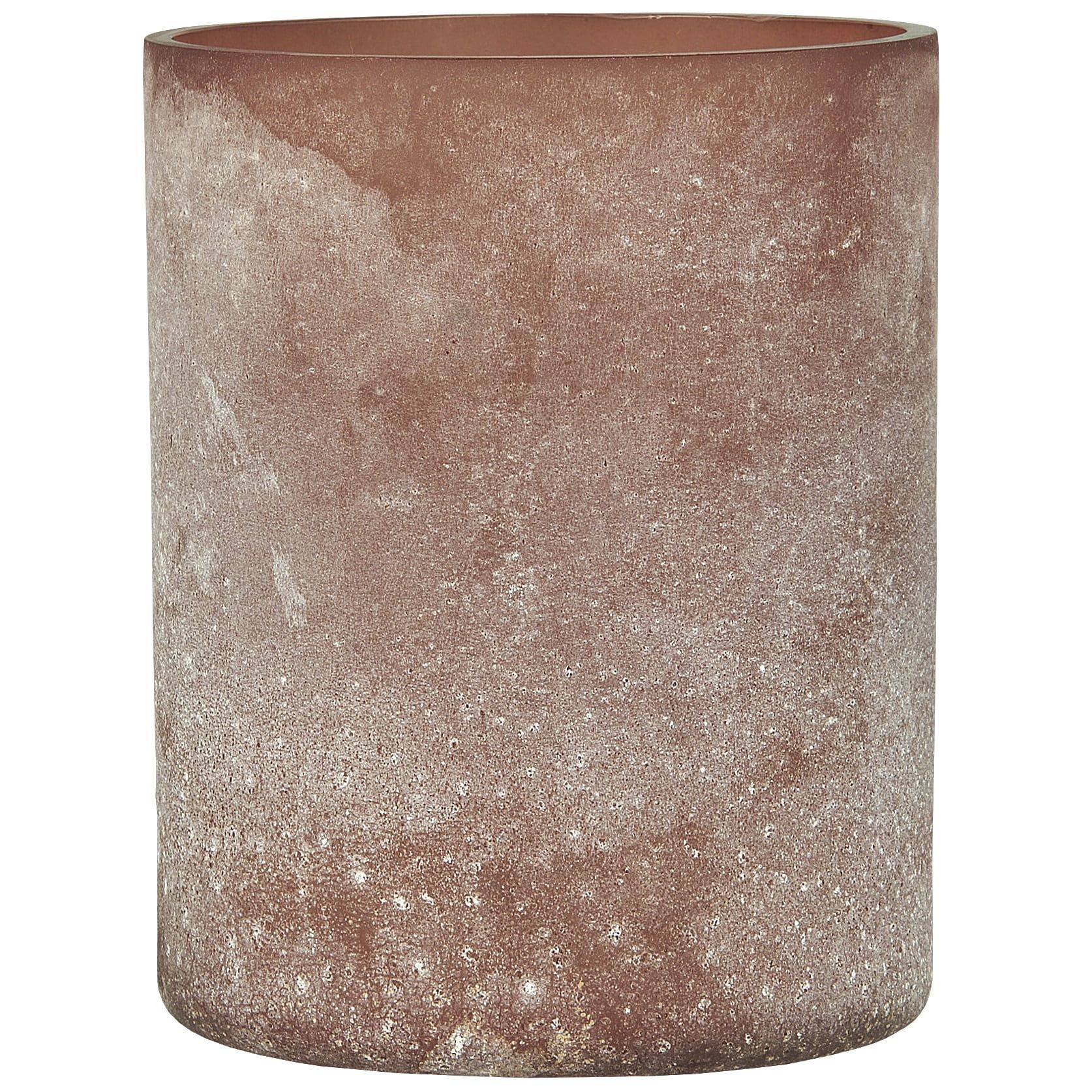 IB LAURSEN Sklenený svietnik Frosted Glass Faded Rose