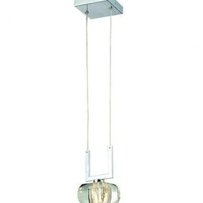 Závěsné svítidlo AZzardo Rubic 1 pendant AZ0490 G9 1x40W IP20 12cm chromové