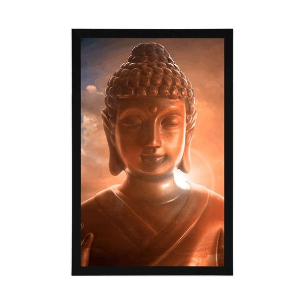 Plagát Budha medzi oblakmi - 40x60 white