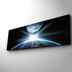 Obraz s LED osvetlením ZÁBLESK VO VESMÍRE 30 x 90 cm