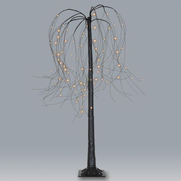 Nexos 72881 Vianočná dekorácia - svetelný strom - smútočná vŕba, 150 cm, 96 LED teple biela