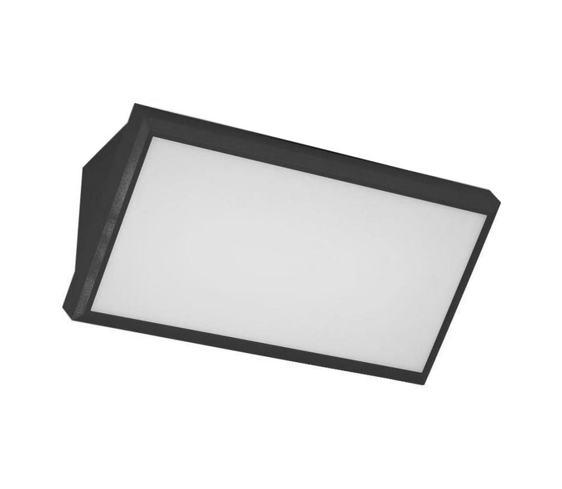 LED Vonkajšie nástenné svietidlo LED/20W/230V 6400K IP65 čierna