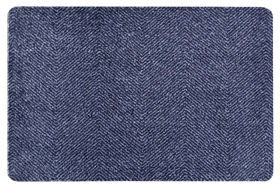 Hanse Home Collection koberce Rohožka Clean & Go 105348 Dark blue Black - 100x150 cm