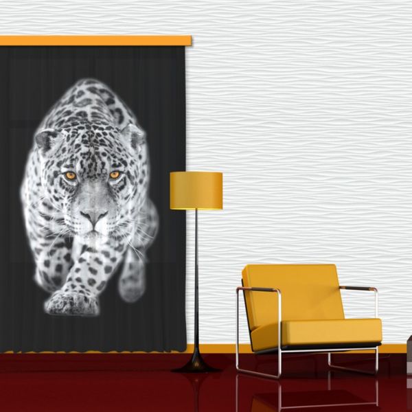 FCS L 7503 AG Design textilný foto záves obrazový Leopard FCSL 7503, veľkosť 140 x 245 cm