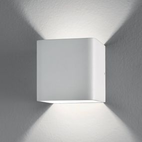 Egger Licht Kubické nástenné LED svietidlo Gino, 6 W, Chodba, hliník, 6W, L: 10 cm, K: 10cm