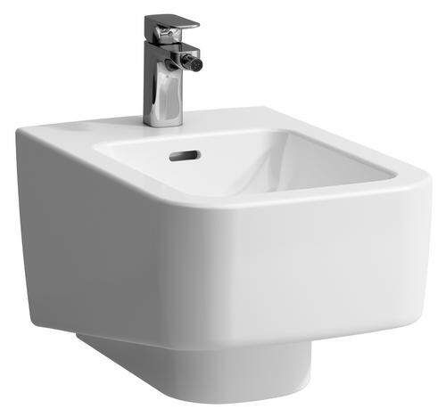 Laufen Pro S - Závesný bidet, 530x360 mm, 1 otvor na batériu, s LCC, biela H8309614003021